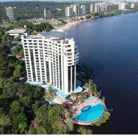 Flat No Condominio Do Edificio Tropical Executive E Residence Com Vista Para O Rio Manaos Extérieur photo